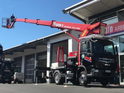 7,5 to LKW-Arbeitsbühne 30m Arbeitshöhe