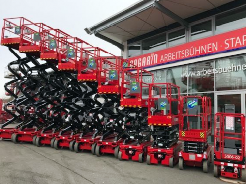 Elektro Scherenarbeitsbühne 10m Arbeitshöhe